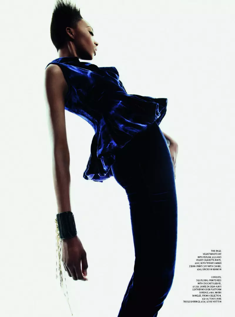 Georgie Badiel por Sheila Okonkwo para Arise #13