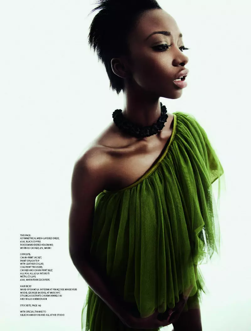 Georgie Badiel por Sheila Okonkwo para Arise #13