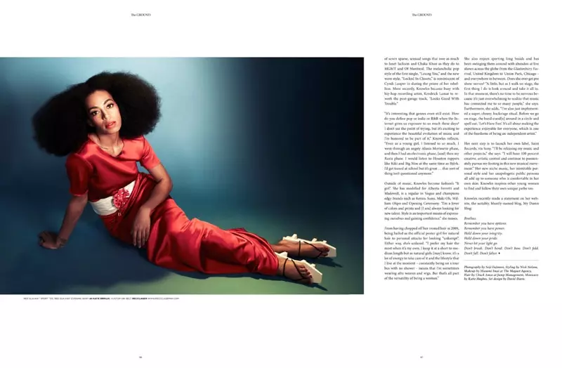 Solange Knowles Goes East for the Ground Shoot by Seiji Fujimori