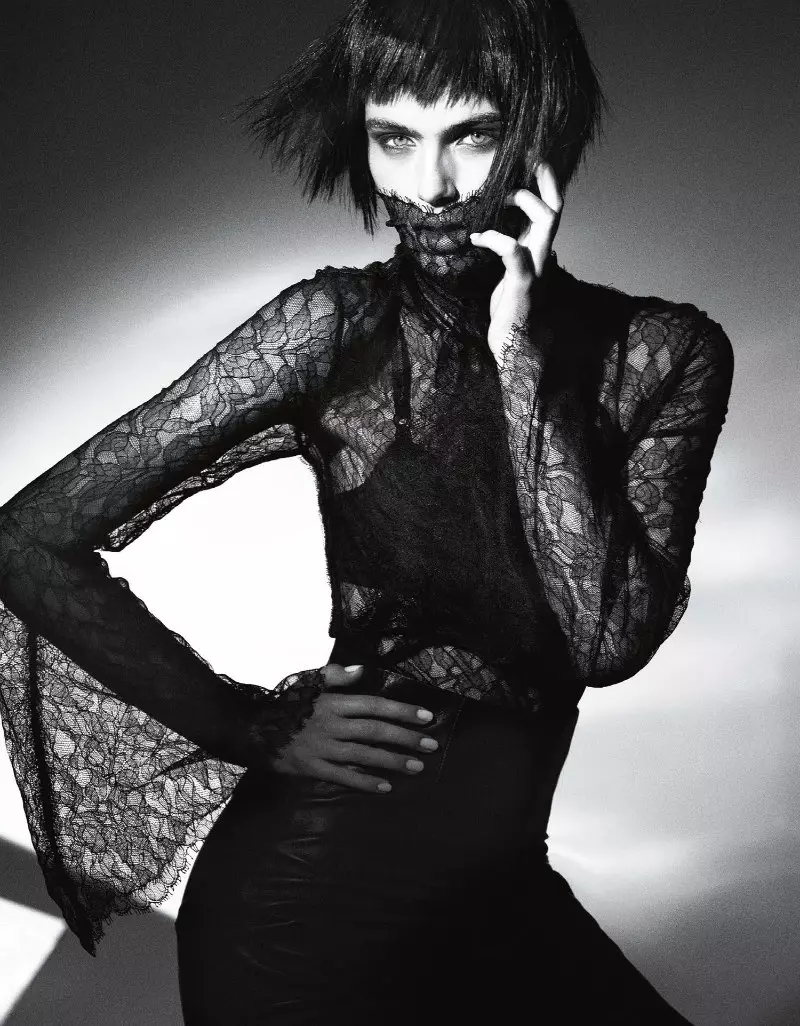 Madison Headrick Dons All Black for Vision China 2012 m. rugsėjis, objektyvas Seiji Fujimori