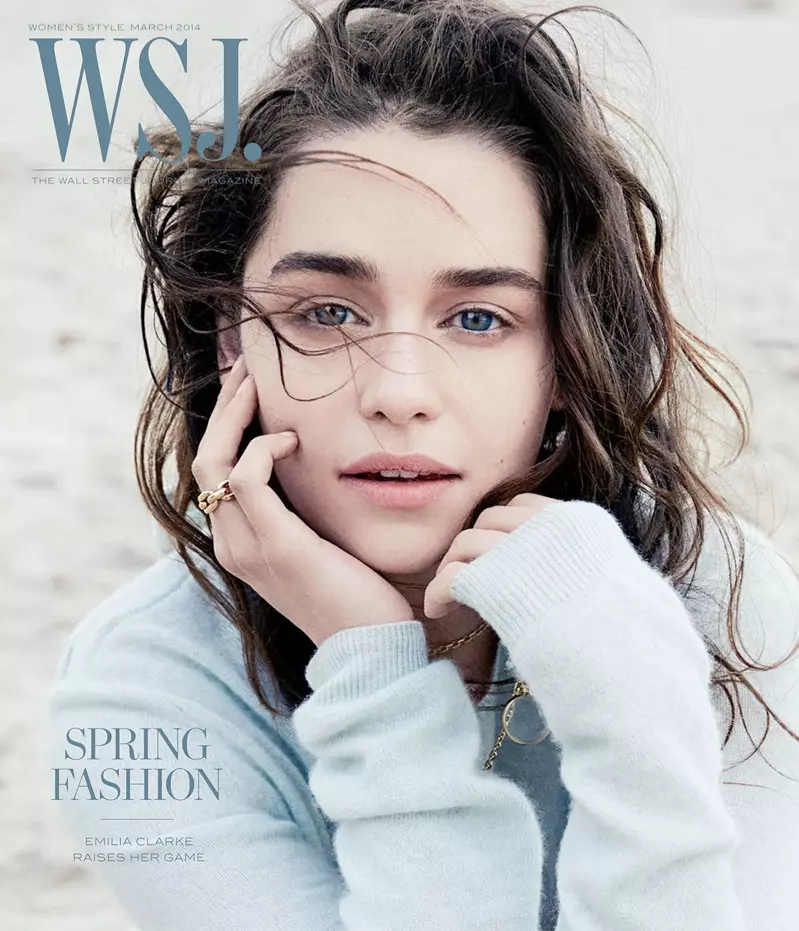 Emilia Clarke ndi Easy Breezy mu Photo Shoot ya WSJ