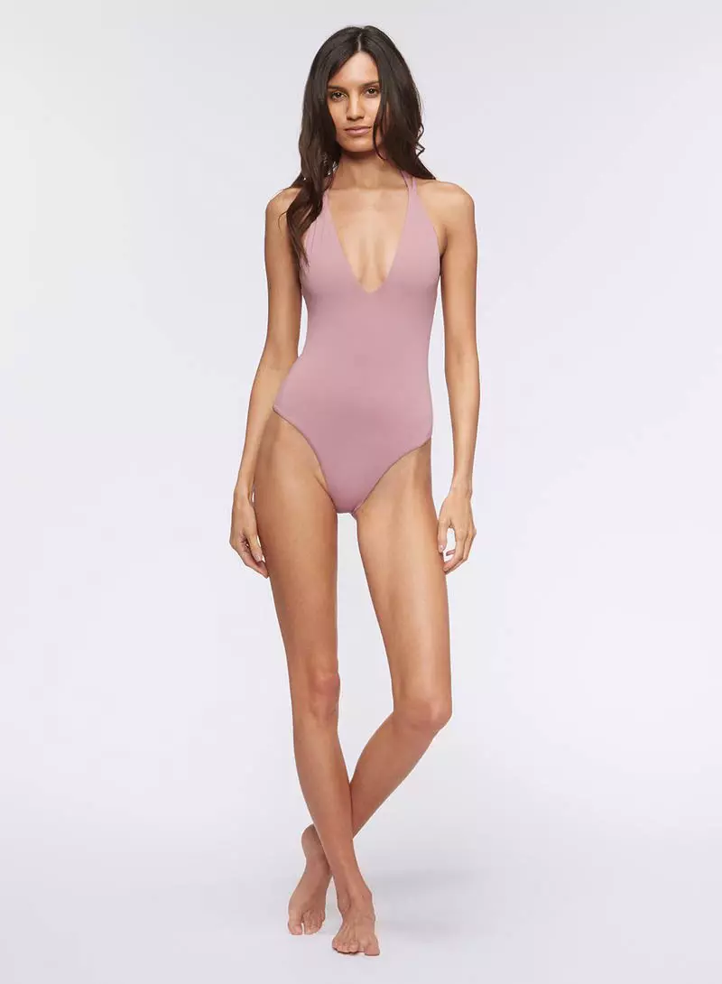 Rebecca Minkoff Natalie One Piece baddräkt i rosa 145 $