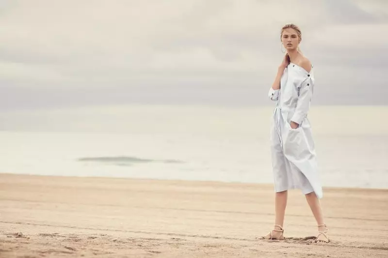 Romee Strijd tu i le matafaga mo Hugo Boss Summer of Ease 2018 faʻaupuga