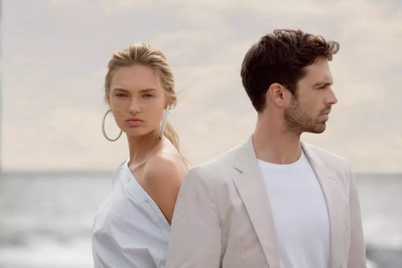 Uma imagem da campanha Hugo Boss Summer of Ease 2018