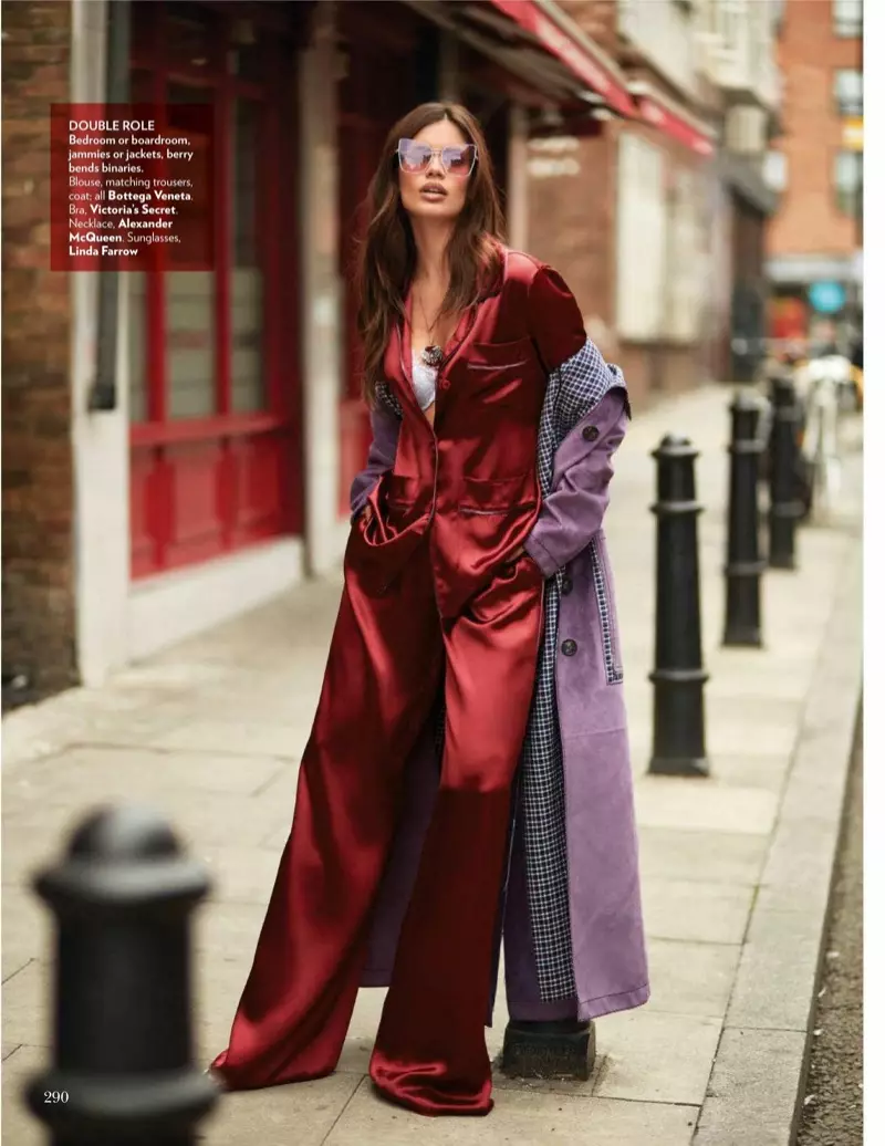 Sara Sampaio poserer i Statement Styles for Vogue India