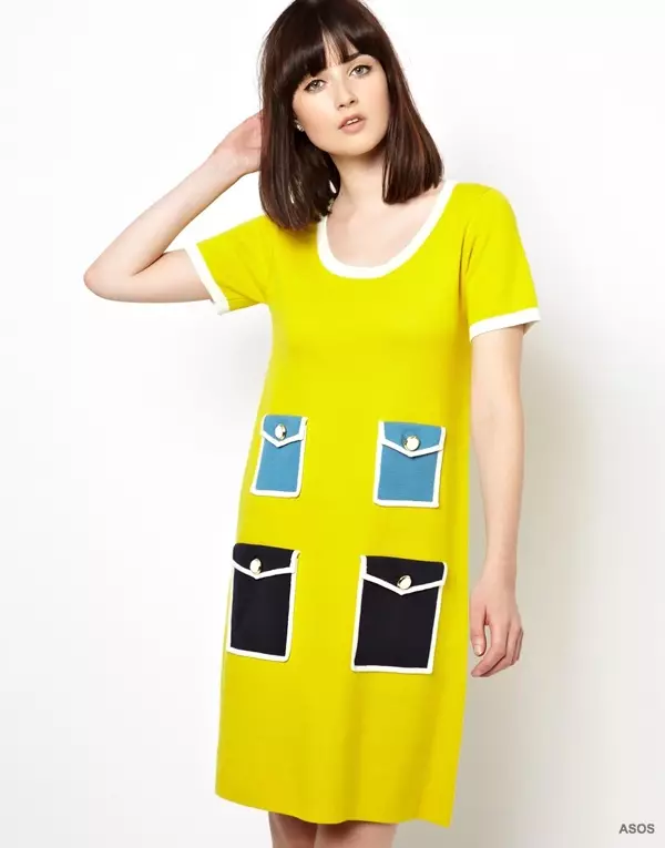 Orla Kiely Milano Colour Block '60'er-kjole fås hos ASOS for $282,00
