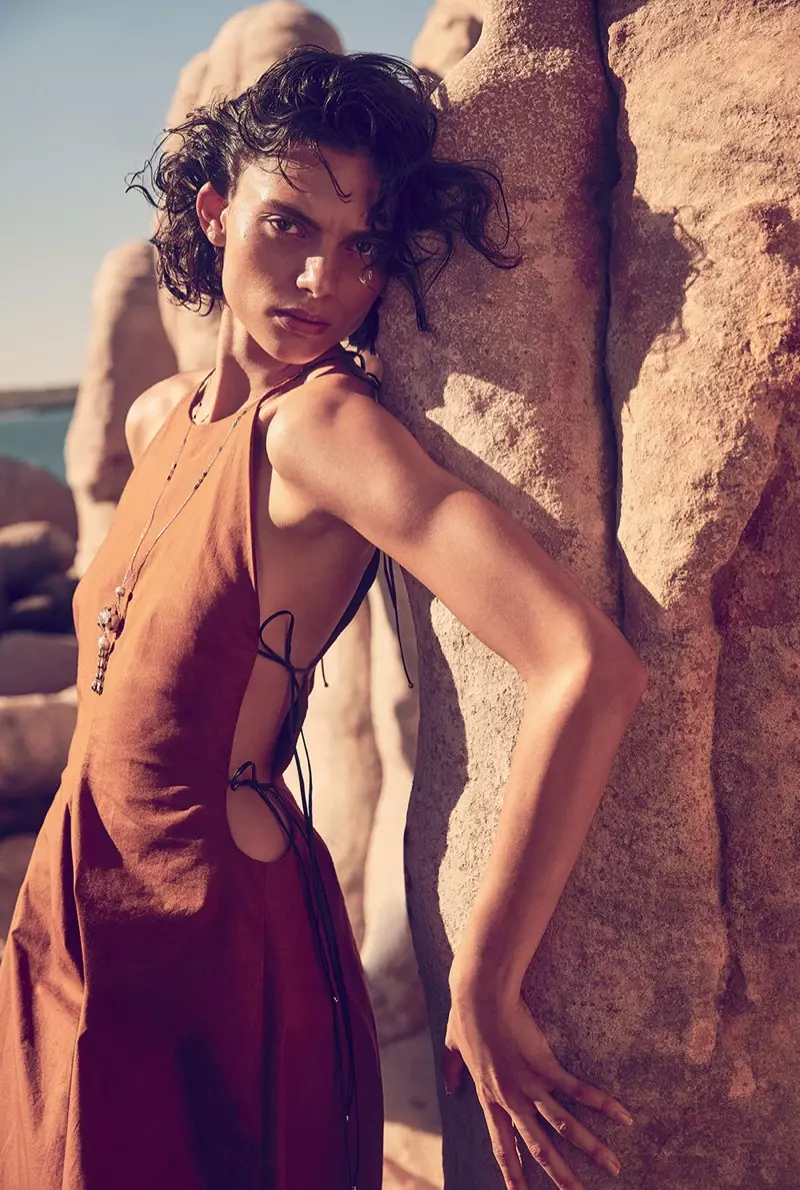 Charlee Fraser Vogue Australia Vestidos románticos Editorial de moda