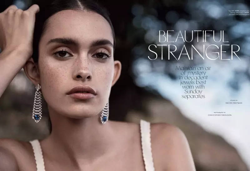 Zoe Barnard prihvaća minimalistički stil za ELLE Australia