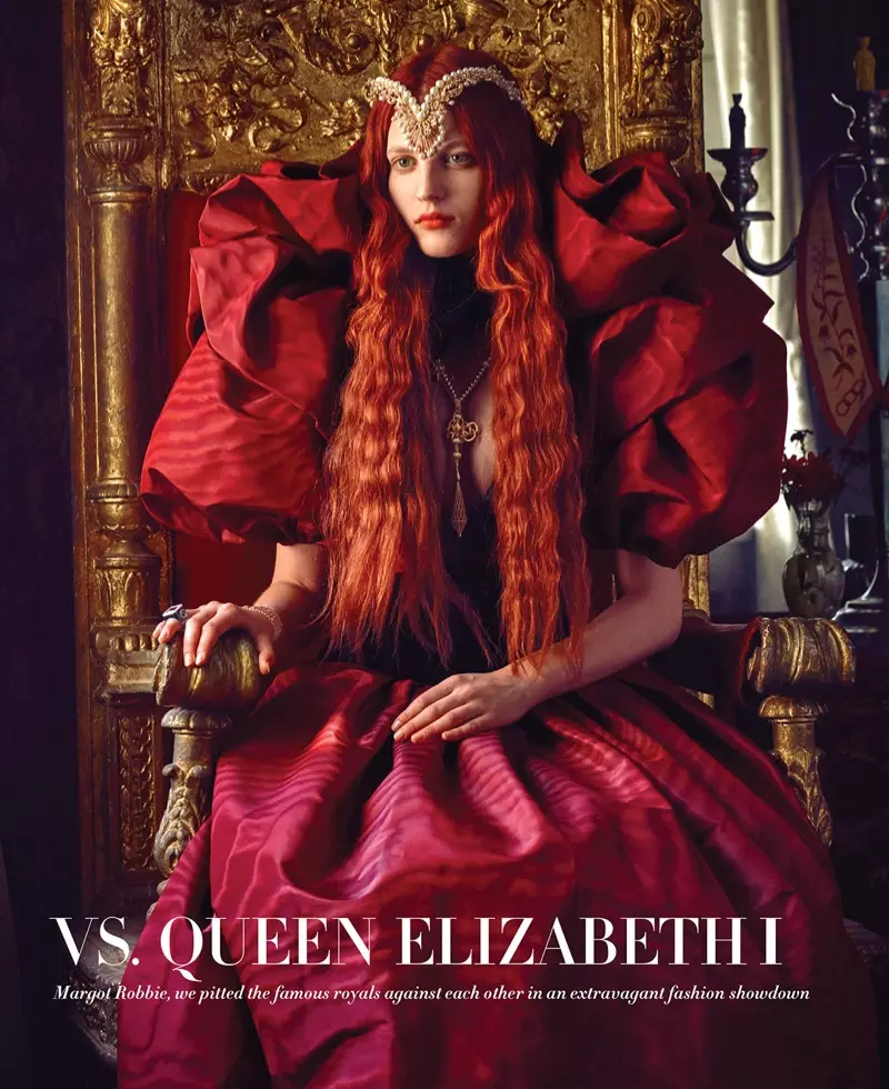 O Julia Banas & Léa Julian o le Royals Fou mo le Harper's Bazaar