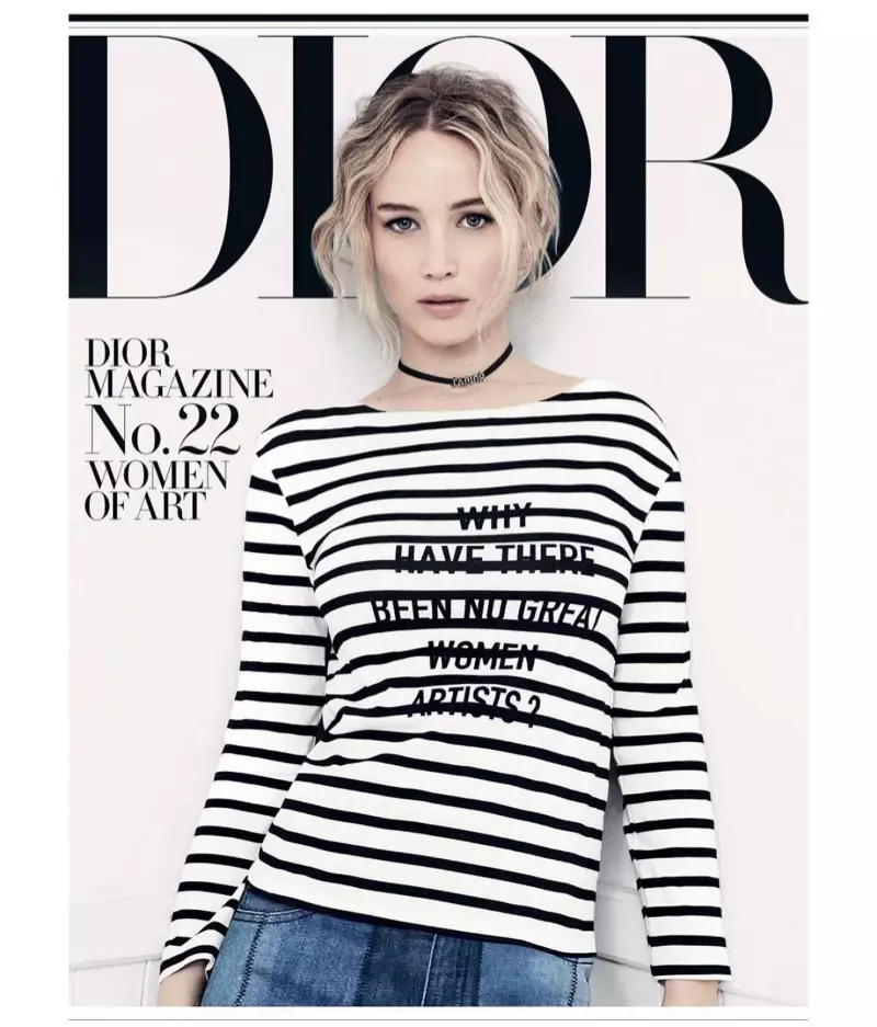 Jennifer Lawrence na okładce magazynu Dior nr 22 Wiosna 2018