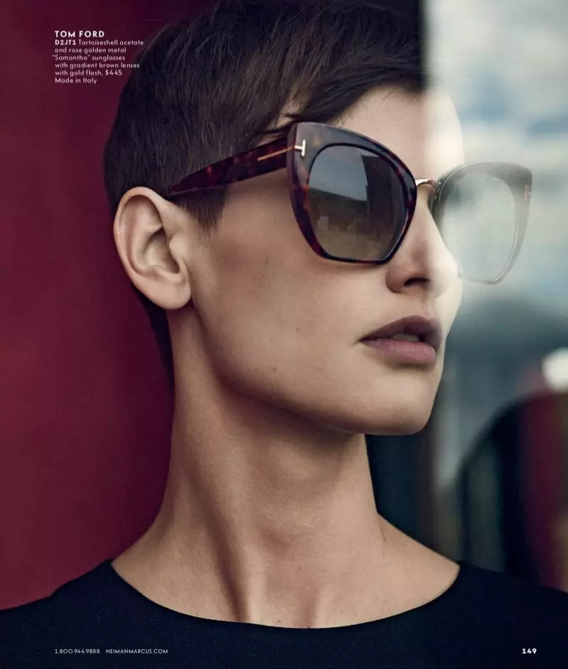 Gafas de sol ojo de gato cortas Samantha de Tom Ford