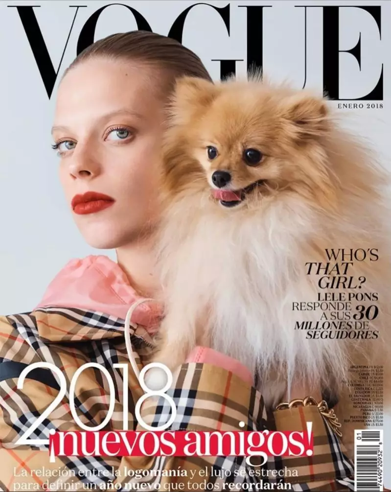 Лексі Болінг позує у відкритому верхньому одязі для Vogue Mexico