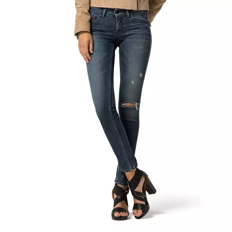 Hilfiger Denim متحرڪ اسٽريچ پتلي فٽ جين