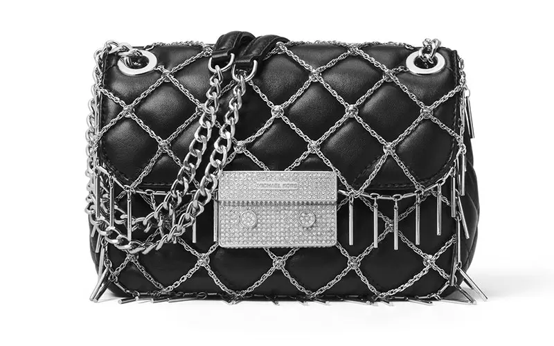 MICHAEL Michael Kors Sloan Tango Me Quilted Leather Lub xub pwg hnab