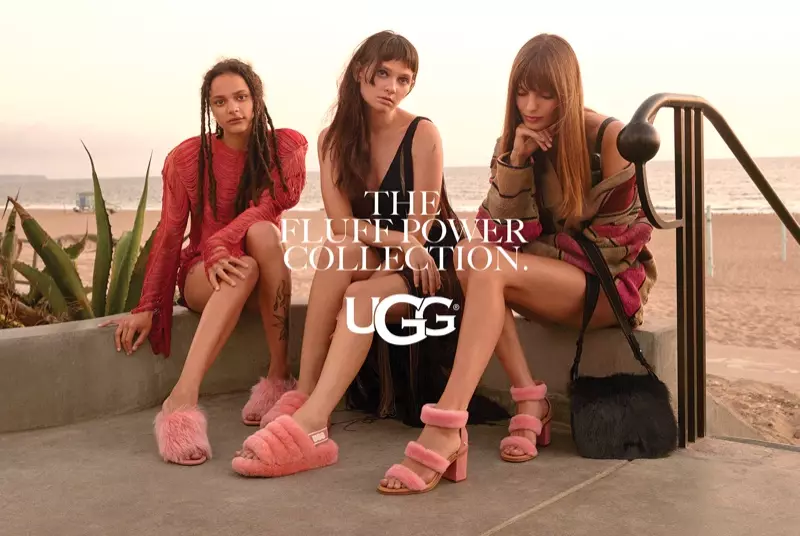 Sasha Lane, Clementine Creevy และ Lola McDonnell แสดงในแคมเปญ UGG ฤดูใบไม้ร่วงฤดูหนาว 2018