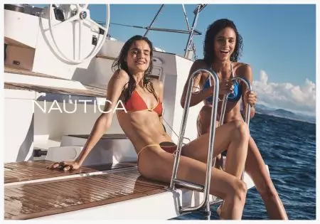 Blanca, Cato & Melodie Hit the Seas in Nautica Spring 2020 Kampanjo