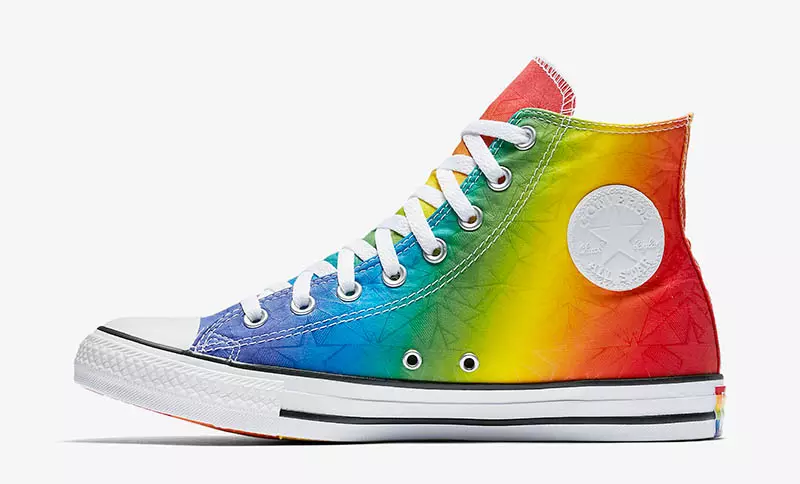 Buisana le Chuck Taylor All Star Pride Geostar High Top $65