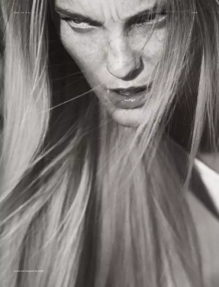 Caroline Trentini serverar ren glam i Dior för POP Magazine