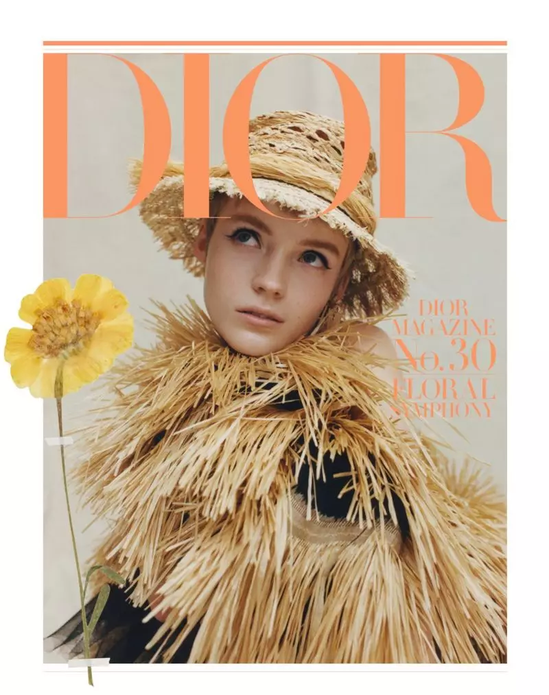 Lucan Gillespie Rivista Dior Rebbiegħa 2020 Qoxra Editorjal tal-Moda