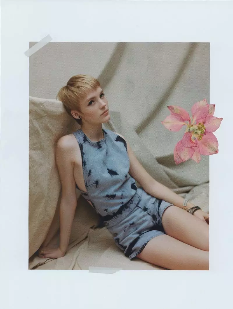 Lucan Gillespie, 봄을 맞이하여 Dior Magazine에서 만개