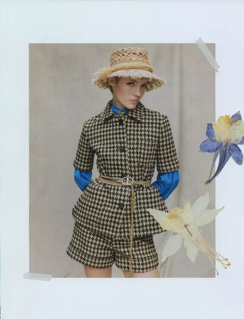 Lucan Gillespie, 봄을 맞이하여 Dior Magazine에서 만개