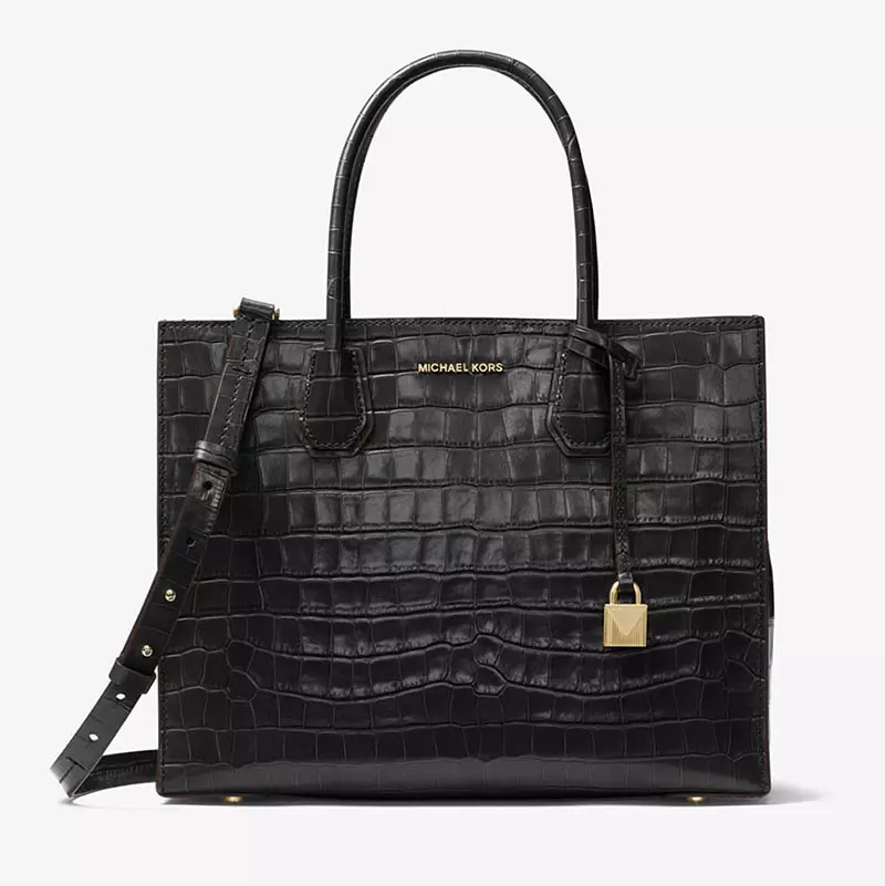 MICHAEL Michael Kors Bolso tote Mercer de cuero en relieve $ 214.80 (anteriormente $ 358)