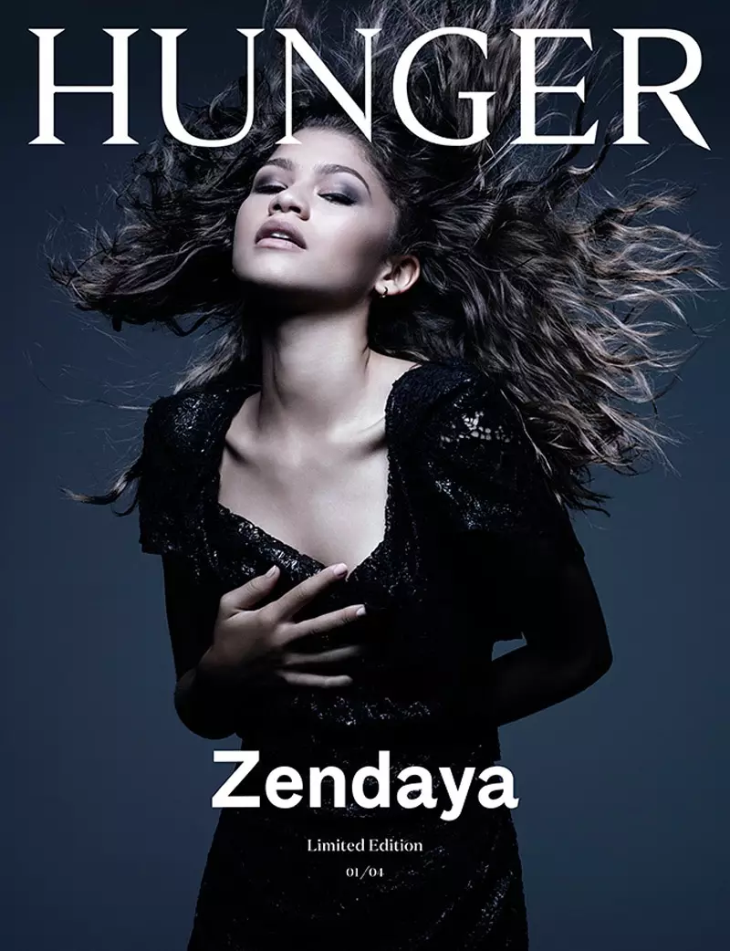 Το εξώφυλλο του Zendaya στο Hunger Magazine #9. Φωτογραφία: Rankin