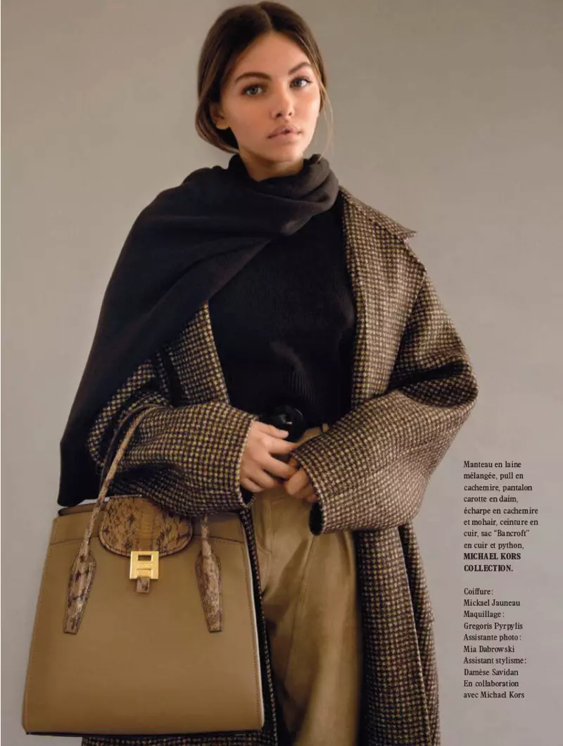 Thylane Blondeau သည် L'Officiel Paris အတွက် Michael Kors ၏ Fall Styles မော်ဒယ်များ