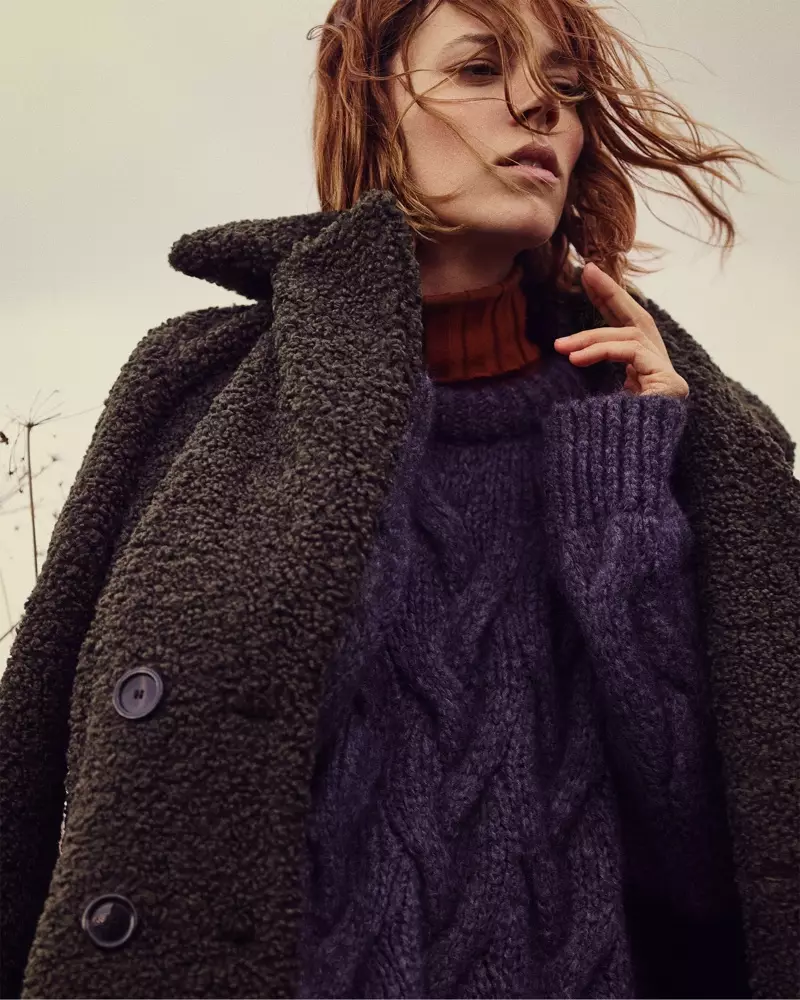 Freja Beha Erichsen Zara Cosy Feeling 2018 kuz-qish kitobida suratga tushdi