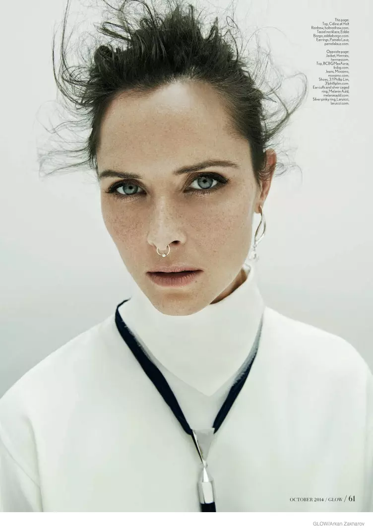 Tasha Tilberg Rocks Nose Ring for Glow Cover Story