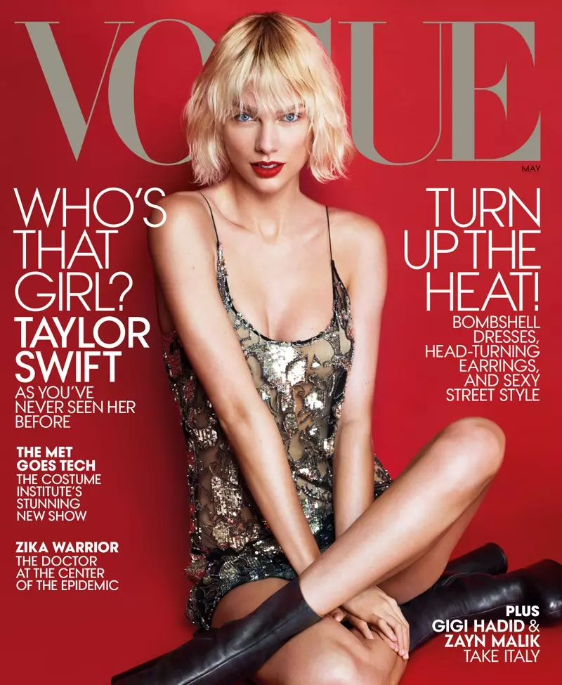 Taylor Swift na capa da Vogue de maio de 2016