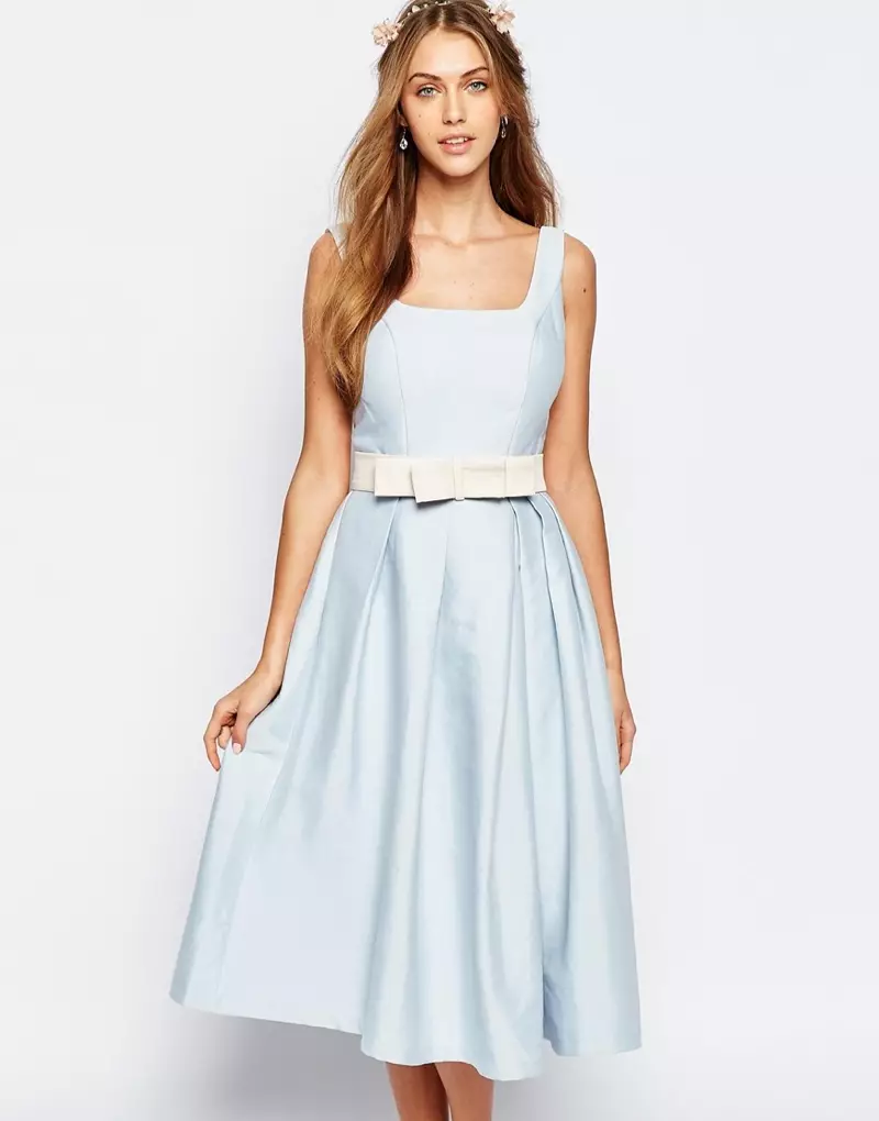 Gaun Prom Biru Chi Chi London Midi