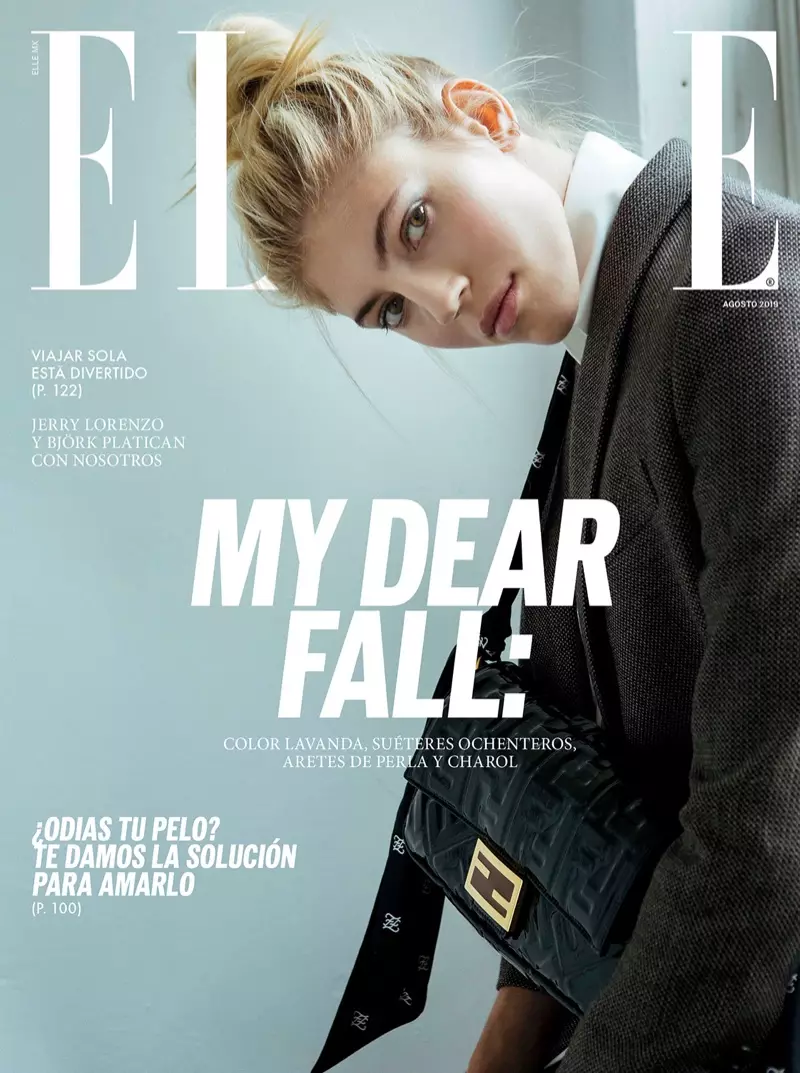 Devon Windsor Poses amin'ny Fendi Fashions ho an'ny ELLE Mexico