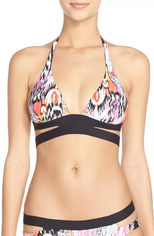 Top de bikini amb coll halter Seafolly Beach