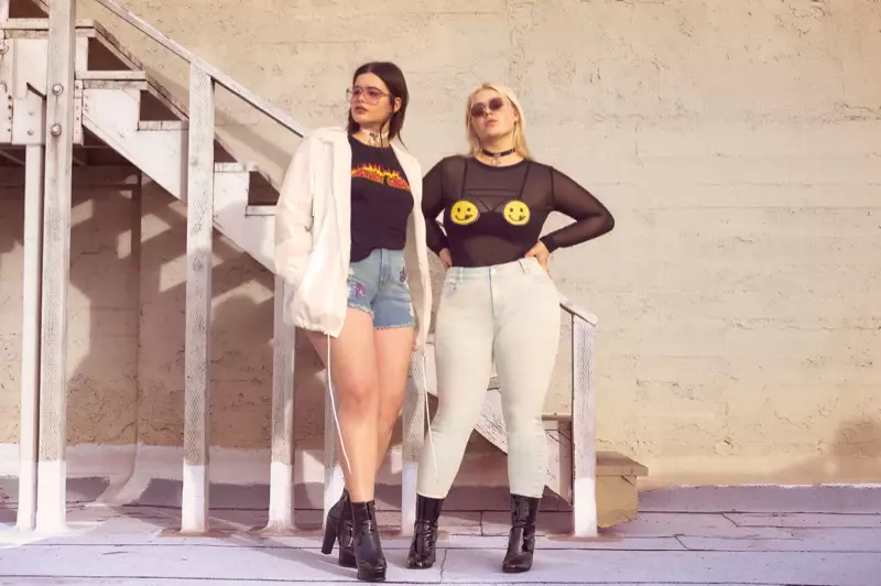 Barbie Ferreira we Lulu Bonfils, “Forever 21 Plus” -yň 2017-nji ýylyň ýaz möwsüminde baş keşbi janlandyrýarlar