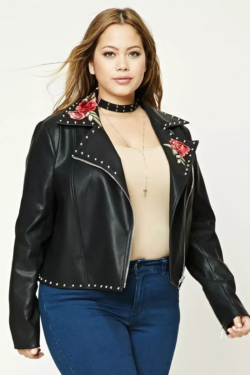 Forever 21 Plus Fugalaau Moto Jacket