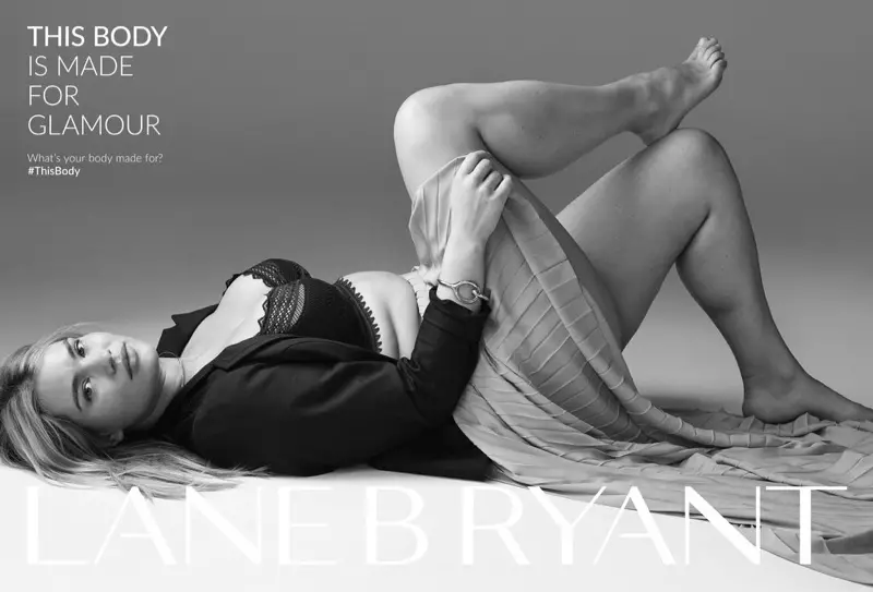 Lane Bryant #ThisBody പരസ്യ പ്രചാരണത്തിൽ താര ലിൻ അഭിനയിക്കുന്നു