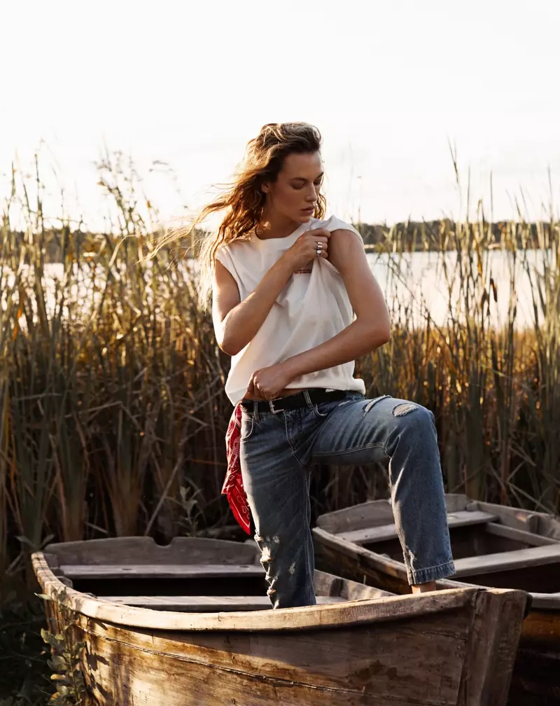 Hannah Ferguson mallintaa Cowgirl-muotia Vogue Meksikossa