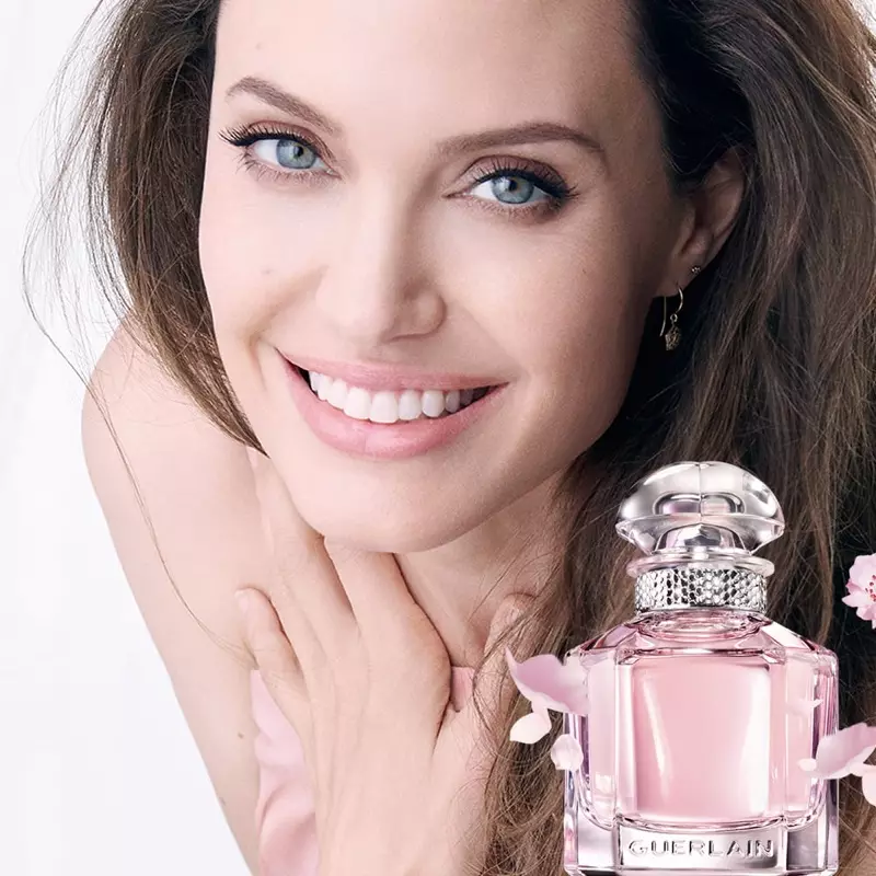 Guerlain presenta a campaña de eau de parfum Mon Guerlain Sparkling Bouquet con Angelina Jolie.