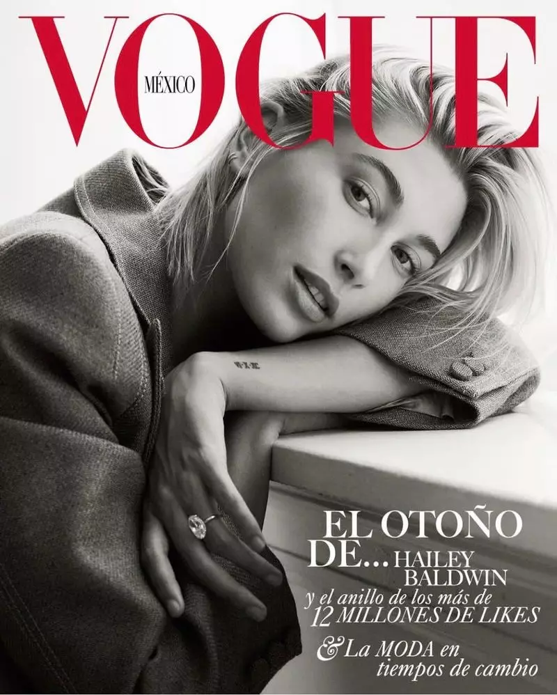 Hailey Baldwin, Vogue Meksika için Rahat Stillerde Üşüyor