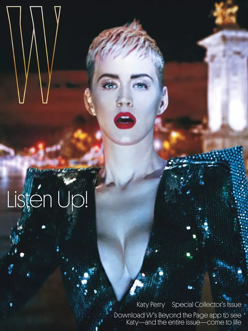 Katy Perry Goes Dark in the Fall Collections for W Magazine