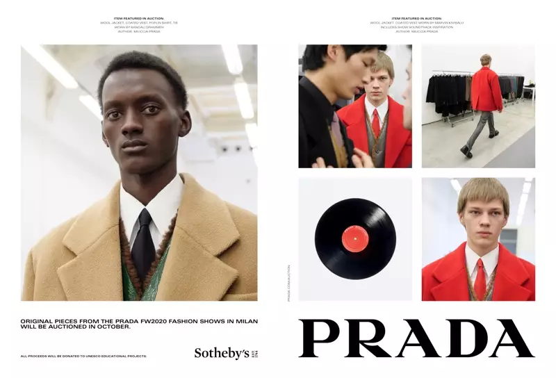 Prada lança campanha outono-inverno 2020.