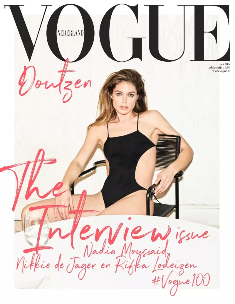 Doutzen Kroes á Vogue Hollandi maí 2019 Forsíðu