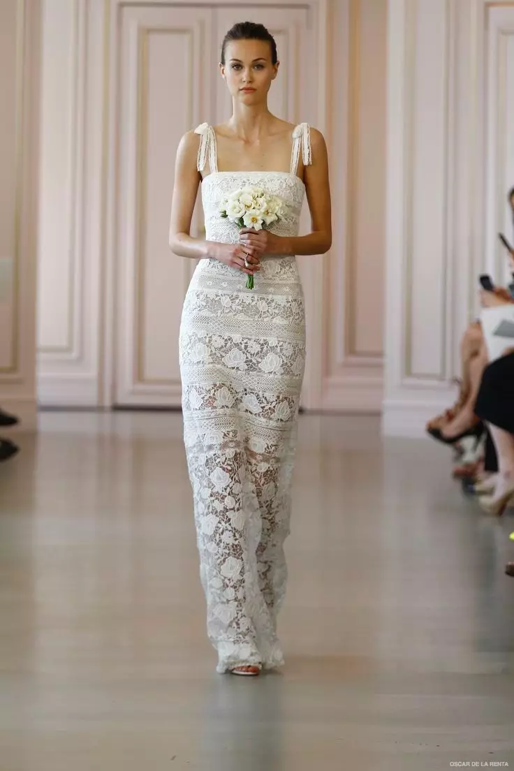 Oscar de la Renta Spring 2016 የሙሽራ ስብስብ