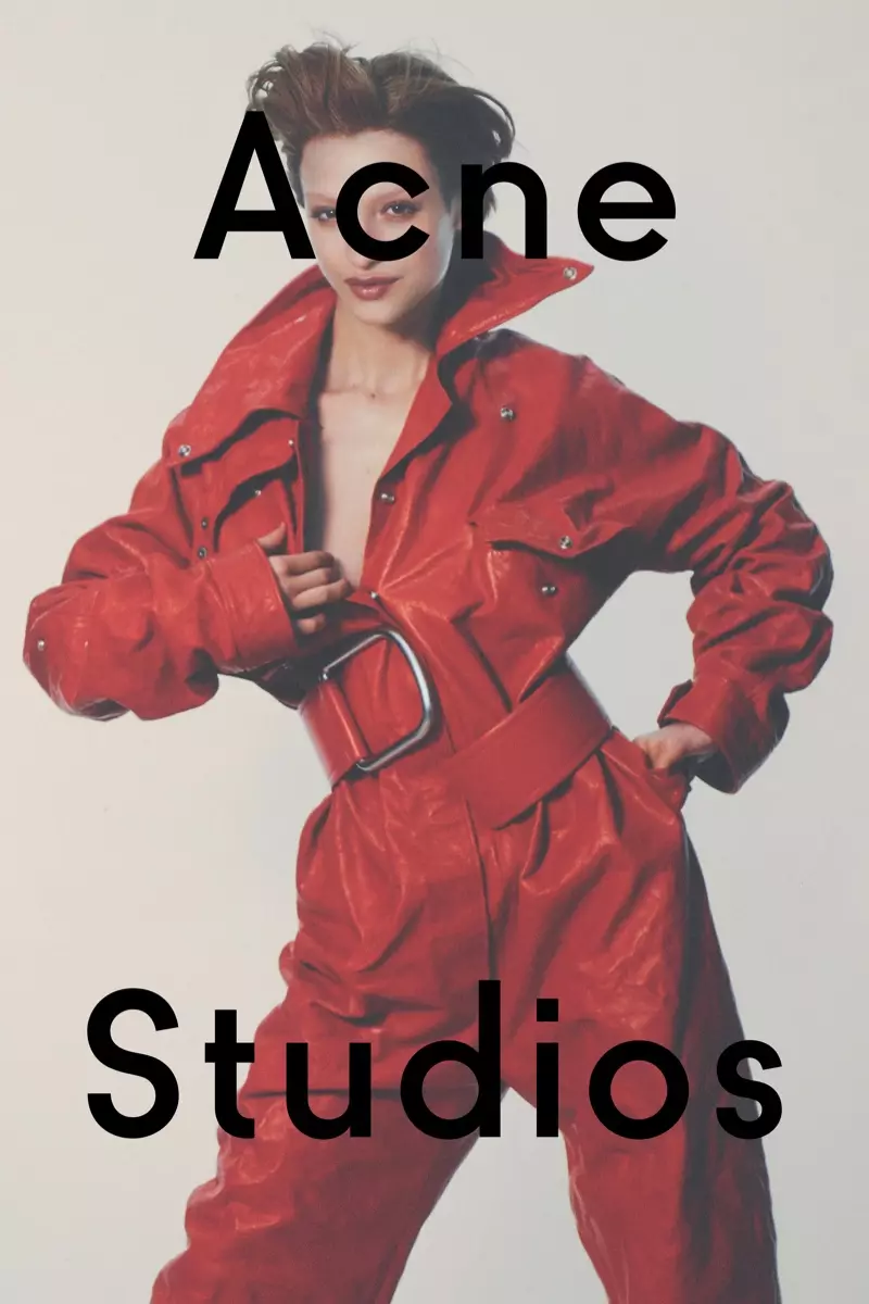 Lera Abova leikur í Acne Studios haust-vetrarherferð 2016