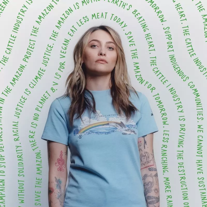 Paris Jackson protagonista da Stella McCartney x Greenpeace kanpainan.