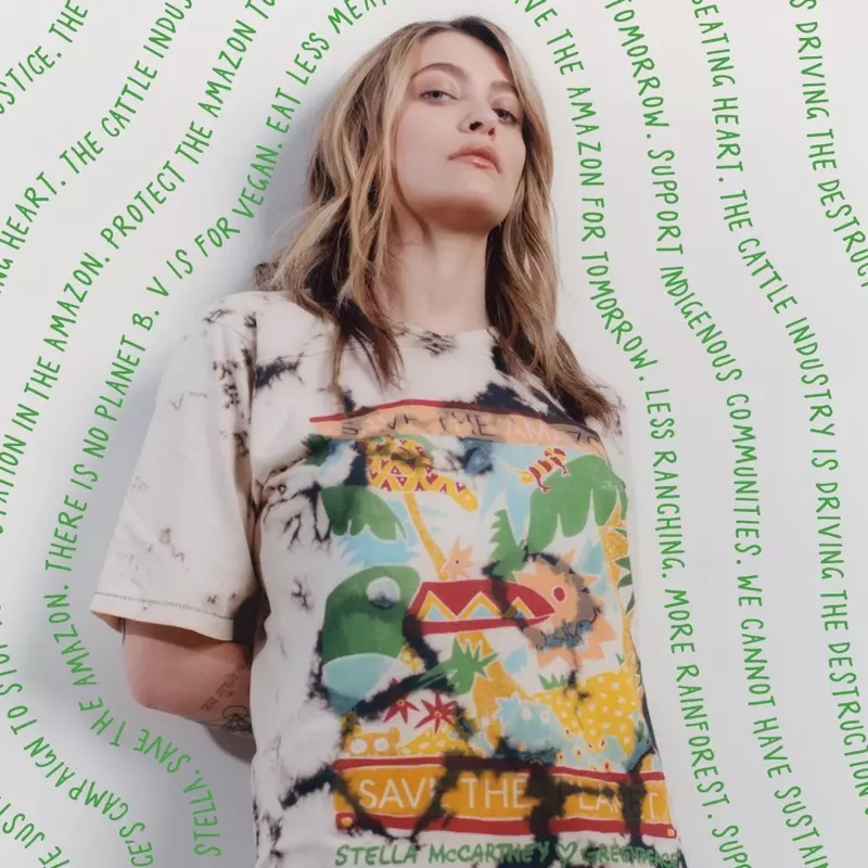 Paris Jackson waxay ka soo muuqatay ololaha Stella McCartney x Greenpeace.