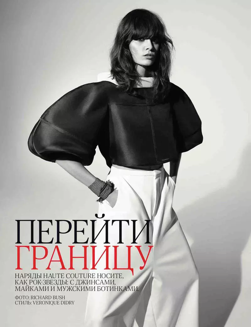 Melissa Stasiuk od Richarda Busha pre Vogue Russia z apríla 2012