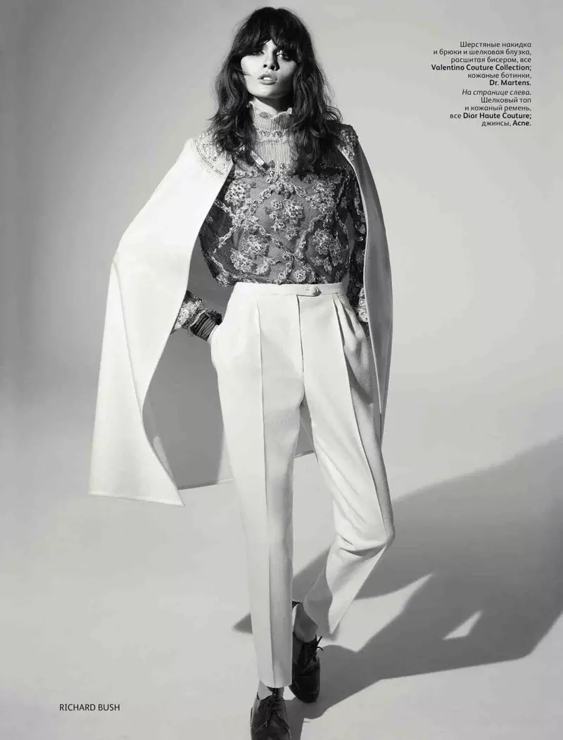 Melissa Stasiuk โดย Richard Bush สำหรับ Vogue Russia เมษายน 2012