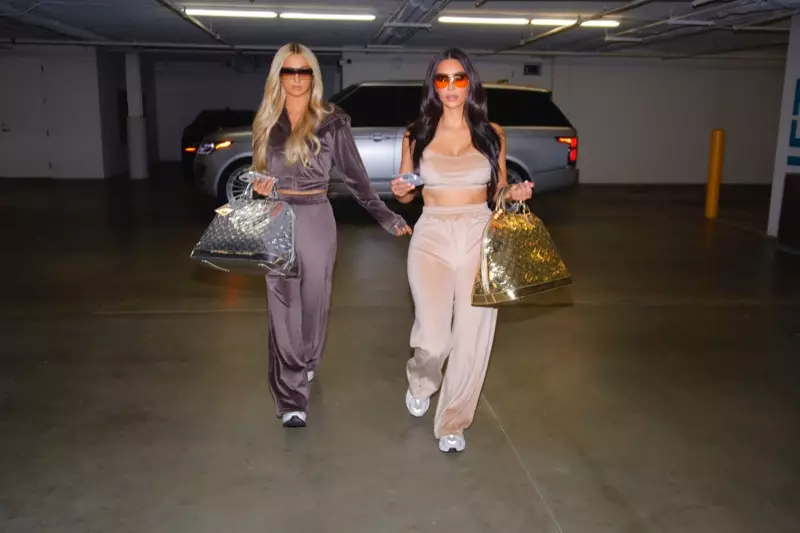SKIMS presenta la colección Velour usada por Kim Kardashian y Paris Hilton.